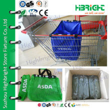 Light & Foldable Supermarket Cart Shopping Bag